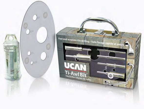 Ucan DCC KIT, Ti-Awl Bit- Tile Driller Kit