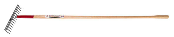 Garant GCR14 Double-Back Level, Rake, Wood Handle