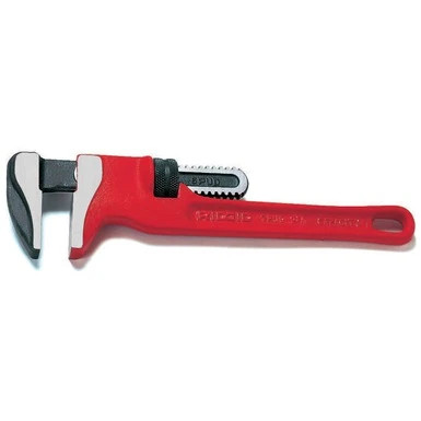 RIDGID 12 inch spud wrench durable steel construction red handle.