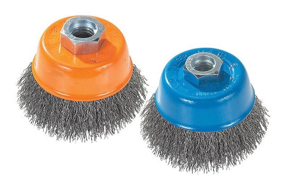 Walter 13-D 314 Crimped Wire Cup Brush - 3" x 5/8-11"