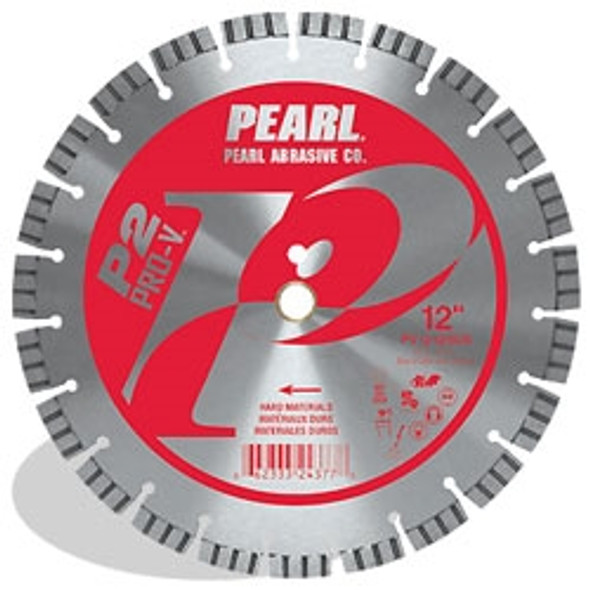 Pearl PV1212SDS 12 x .125 x 1, 20mm Pearl P2 Pro-V Hard Material Segmented Blade, 12mm Rim