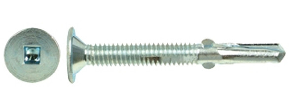 Socket Wafer Head Self Drilling Screws with Reamer #12-24 x 4"