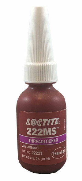 Loctite 22221 Low Strength, Mil-Spec Purple Threadlock - 10ml 222MS