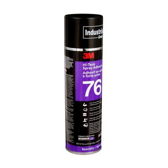 3M 76-24OZ-IND, Hi-Tack 76, Spray Adhesive - 24oz