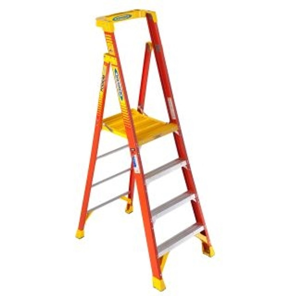 4 ft Type IA Fiberglass Podium Ladder