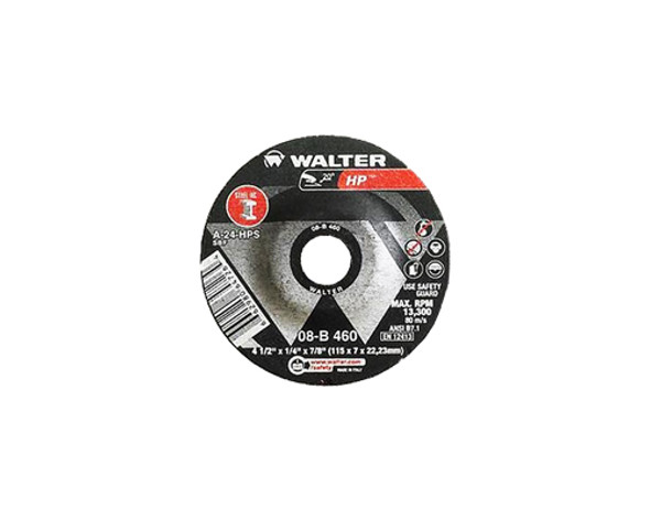 Walter 4-1/2" x 1/4" HP Grinding Wheel/Disc - A-24
