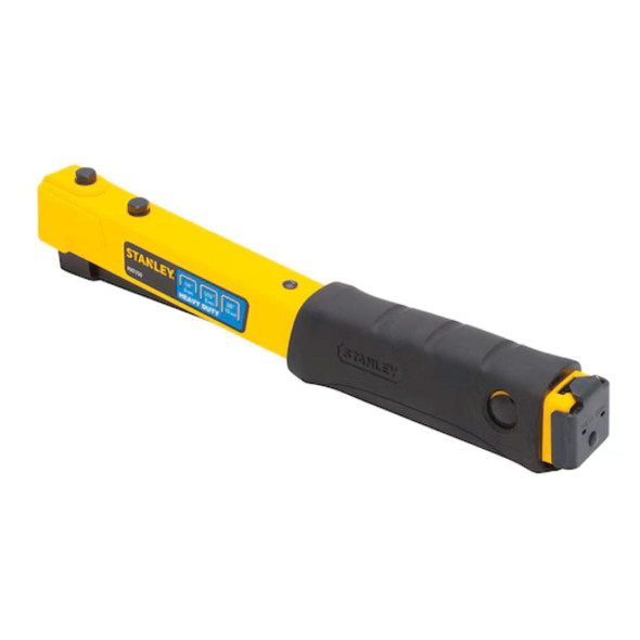 Stanley PHT150C Heavy Duty SharpShooter hammer tacker for fast stapling of insulation, roofing felt, house wrap, carpet underlayment, and construction materials.