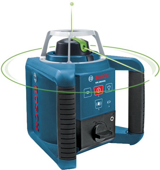 Bosch GRL300HVG Self-Leveling Green Rotary Laser with Layout Beam