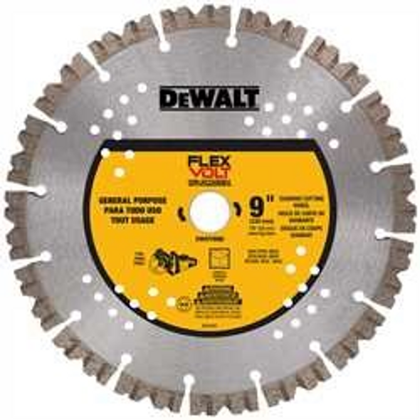 DeWalt 9" FLEXVOLT Diamond Cutting Wheel