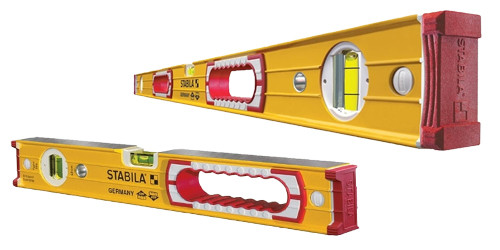 Stabila 37816 Level Set featuring the 48-inch and 16-inch Type 196 box beam levels.