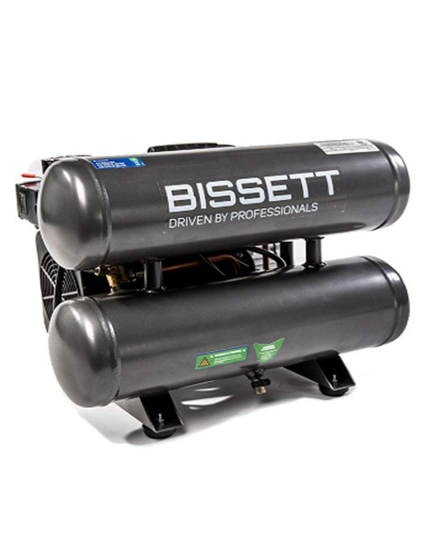 Bissett BF-MC0050 4 Gallon Twin Tank Air Compressor, Hand Carry