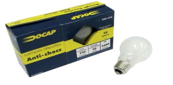 Docap 608-100 Rough Service Light Bulb 100 Watts