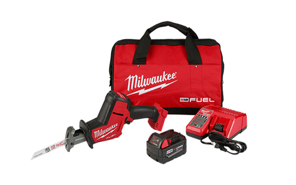 (1) M18 FUEL Hackzall® Kit (2719-21)
(1) M18 XC5.0 REDLITHIUM Battery Pack
(1) M18/M12 Multi-Voltage Charger
(1) General Purpose SAWZALL® Blade
(1) Contractor's Bag