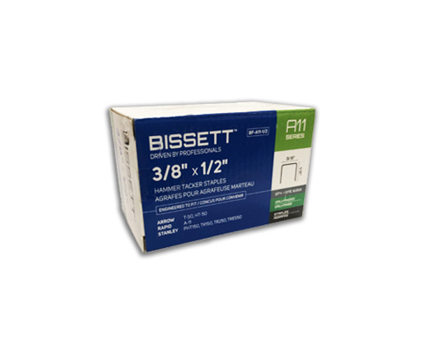 Bissett Staples 3/8" x 1/2", Fit A11/T50 Type