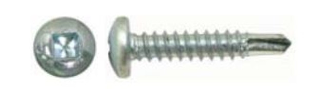 Ucan TSP 10114B U-Drills Pan Head Square Drive Self Drilling Screw #10-16 x 1 1/4" - Zinc Plated