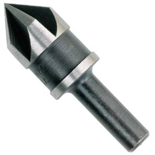 Irwin 12412 5/8-inch Single Flute High Speed Steel Metal Countersink Bit with 82 degree tip