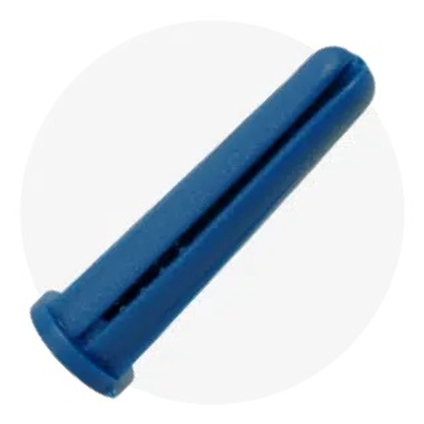 Blue Plastic Wall Plug 10-12 x 1"