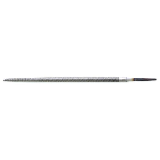 Nicholson 11904 8-inch round bastard cut hand file for metal shaping and sharpening.