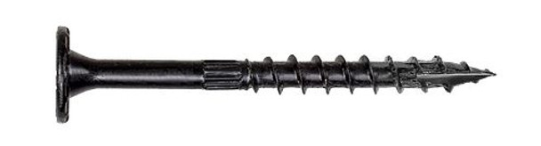 Outdoor Accents Structural Wood Screw .220 inch x 3.5 inch DB Coating, Black 50ct.