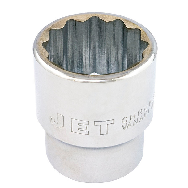 Jet 673223 3/4″ DR x 1-7/16″ Regular Chrome Socket – 12 Point