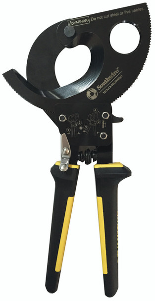 Ratcheting Cable Cutters with Comfort Grip Handles