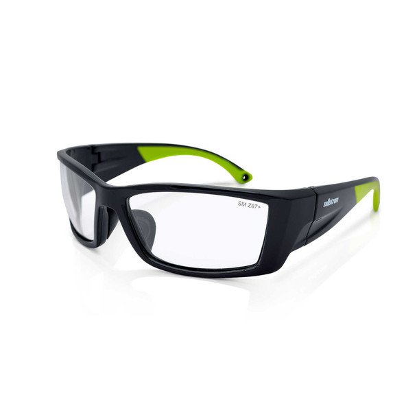 Sellstrom 72400 XP460 Premium Ballistic Safety Glasses with clear lenses and black frame.