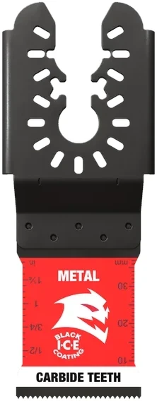 Diablo DOU125CF 1-1/4 inch carbide oscillating blade for metal cutting.