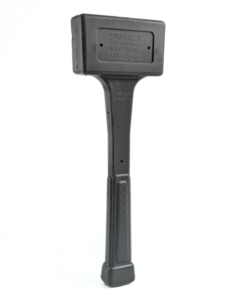 Impact Poly 34OZIPHW Wood Worker Series 34 oz dead blow hammer with grey non-marring head and integrated handle.