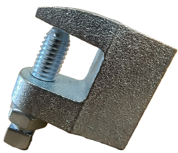 3/8" Top Beam Clamp, Plated