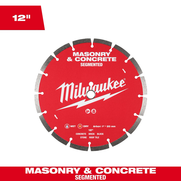 Segmented Masonry & Concrete Diamond Blades are designed for fast cutting in masonry materials.