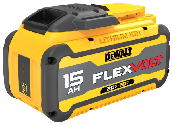 Dewalt Dcb615 20V 60V Max Flexvolt 15Ah Battery Angle.