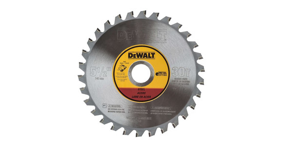 DeWalt DWA7770 5-1/2" 30T Ferrous Metal Cutting Saw Blade