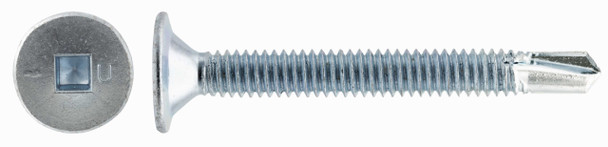 UCAN TRW10114B #10-24 x 1-1/4-inch Wafer Head Zinc Plated Self-Drilling Screws
