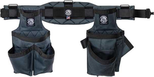 Occidental Leather 461010 Gunmetal Grey Leather Work Belt | Heavy-Duty Carpenter & Tradesman Belt