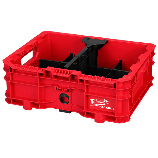Milwaukee 48-22-8439 PACKOUT Crate XL modular storage crate with impact-resistant construction and PACKOUT compatibility.