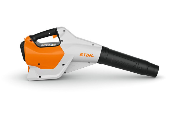 STIHL BGA 160 cordless blower delivering high-performance battery-powered airflow for professional landscaping, leaf clearing, and property maintenance.