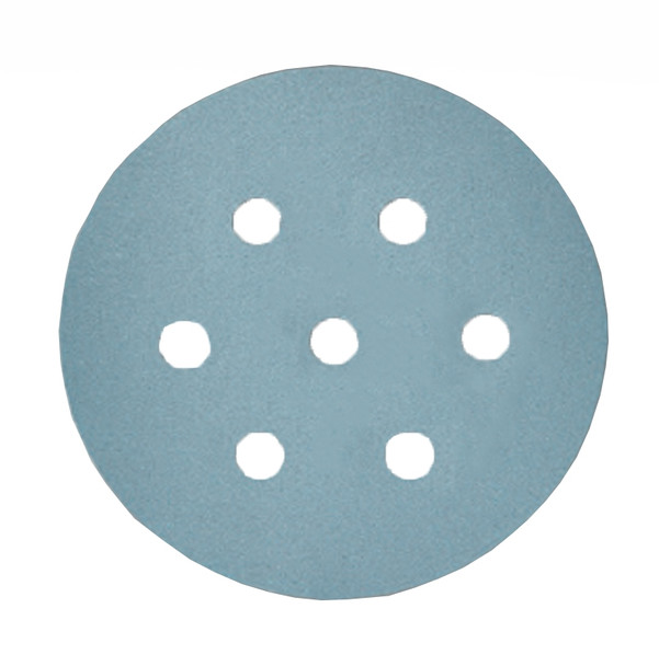 sia Abrasives 8390.6852.22 siaflex Aluminum Oxide 6" 7-Hole Disc - 220 Grit