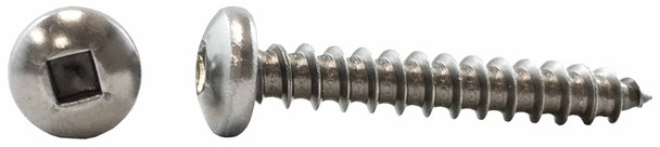 #8 x 1" Stainless Steel Pan Head Sheet Metal Screw