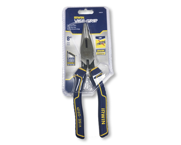 Irwin 8" Max-Leverage Pliers, Long Nose