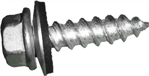 Self Tapping Screws #14 Type A Hex Washer Head with Neo Washer Zinc Plated