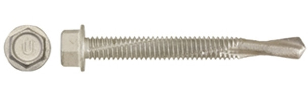 Ucan TRH 146B5 Hex Washer Head Extra Drill Capacity #14-28 x 6" TEK Screw - Ruspro Coated
