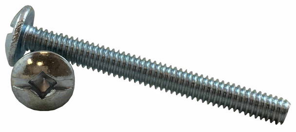 Machine Screw 8-32 x 1 3/4" Truss Head Square Drive - Zinc Plated