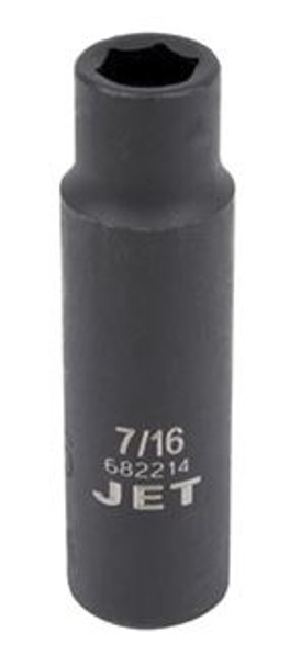 JET 682222 1/2" DR x 11/16" Deep Impact Socket - 6 Point