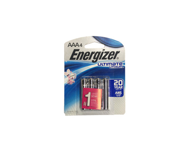 Energizer L92SBP4 AAA High Energy 5A Lithium - 4 Piece