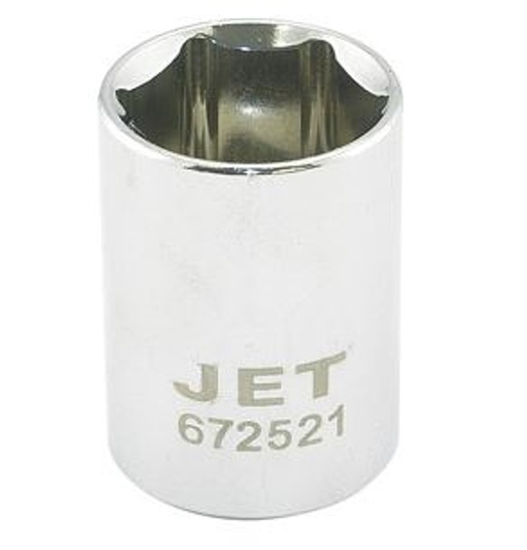 JET 672514 1/2" DR x 14 mm Regular Chrome Socket - 6 Point