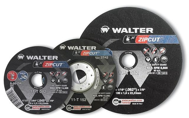 Walter 11-T 052 5" x 3/64" x 7/8" ZIPCUT Cut Off Wheel