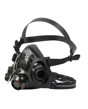 North Safety 770030 Half Mask Respirator providing comfortable, reusable respiratory protection with dual-cartridge filtration for industrial, construction, maintenance, and manufacturing applications.