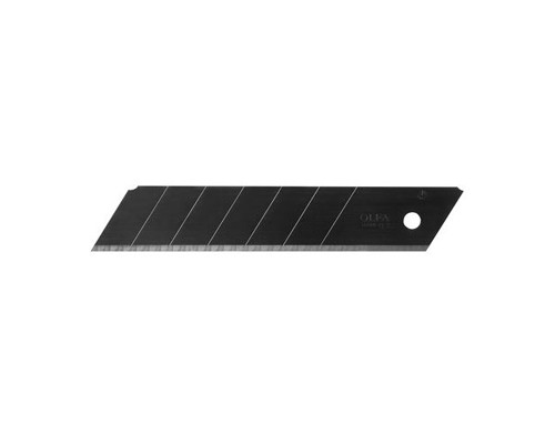 Olfa HBB-20B 20-pack of 25mm ultra-sharp black snap-off blades in their plastic storage case