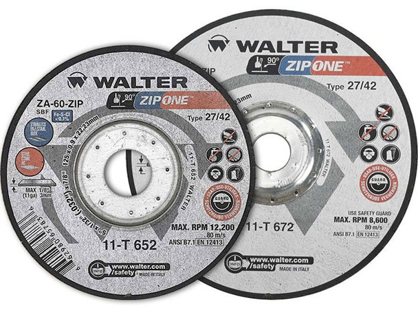Walter 11-T 662 6" x 1/32" x 7/8"  Zip One High performance cut-off wheel