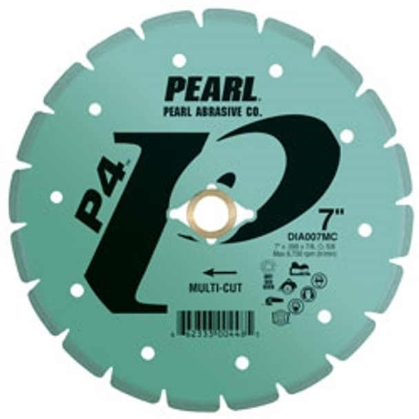 Pearl Abrasive DIA007MC 7 x .080 x 7/8, 5/8 Pearl P4 Specialty Multi-Cut Rescue/Utility Blade